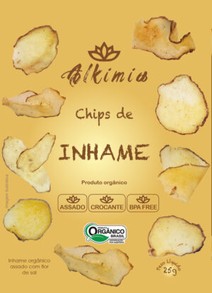 Inhame - 25g - Orgânico - Assado