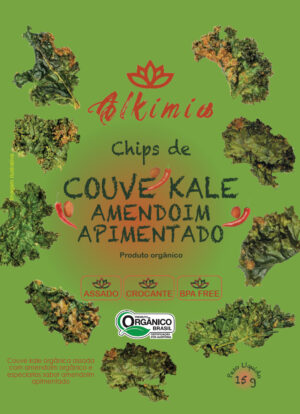 Kale + Amendoim + Pimenta Caiena - 15g - Orgânico - Assado